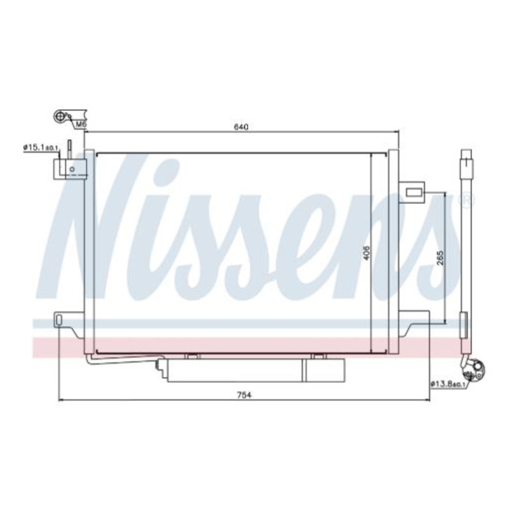 Ilmastointilaitteen lauhdutin 30-00546