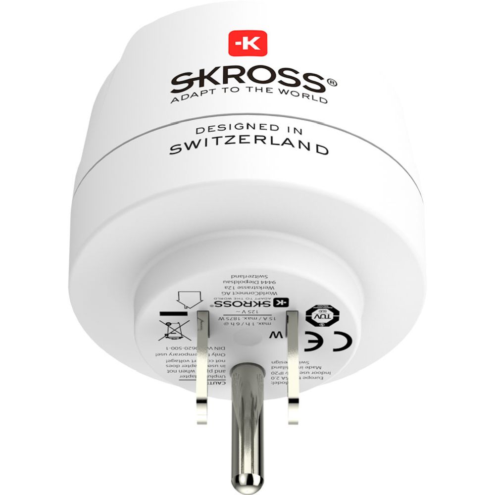 Skross matka-adapteri Eurooppa -> USA