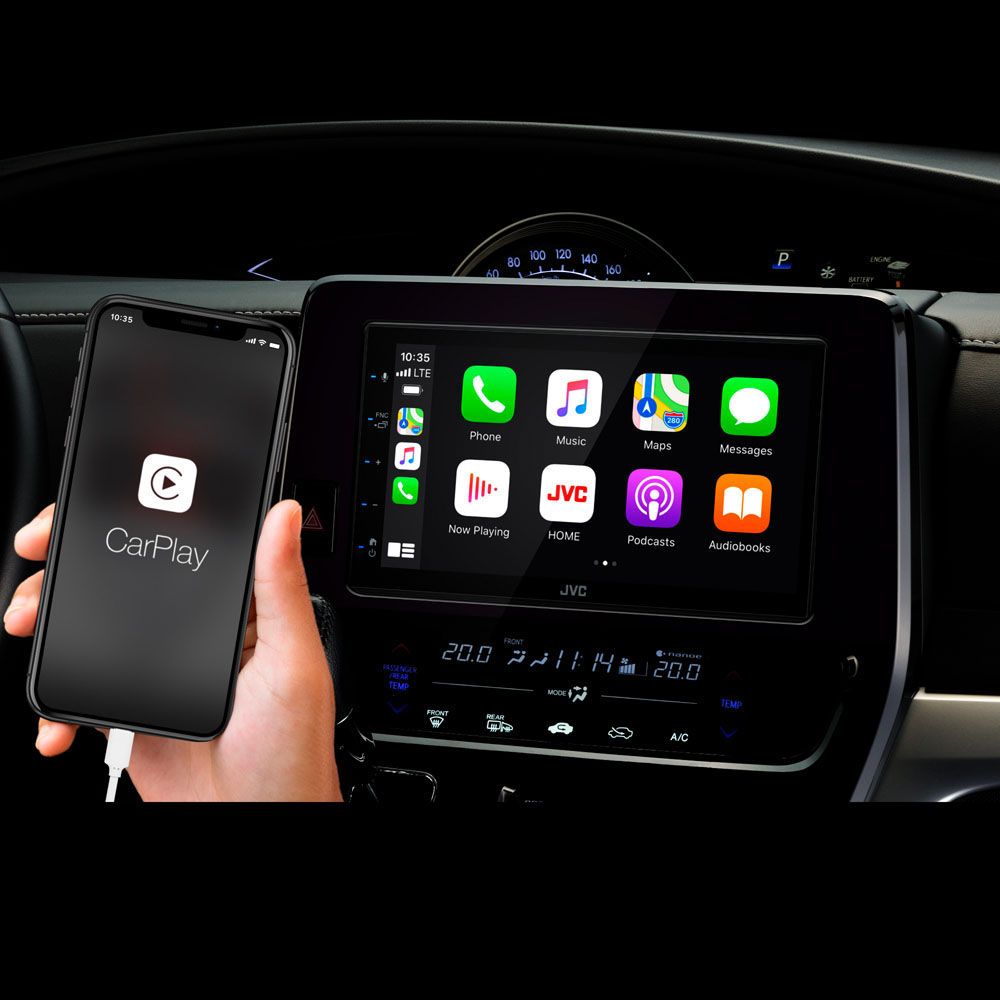 JVC KW-M560BT 2-DIN multimedia autosoitin