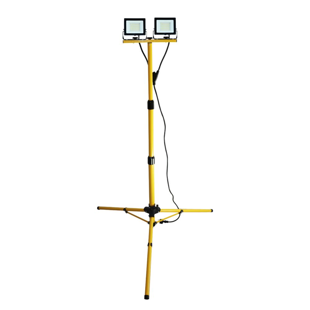 MTX LED-prožektor tripod-statiiviga 2 x 50 W 4270 lm IP44