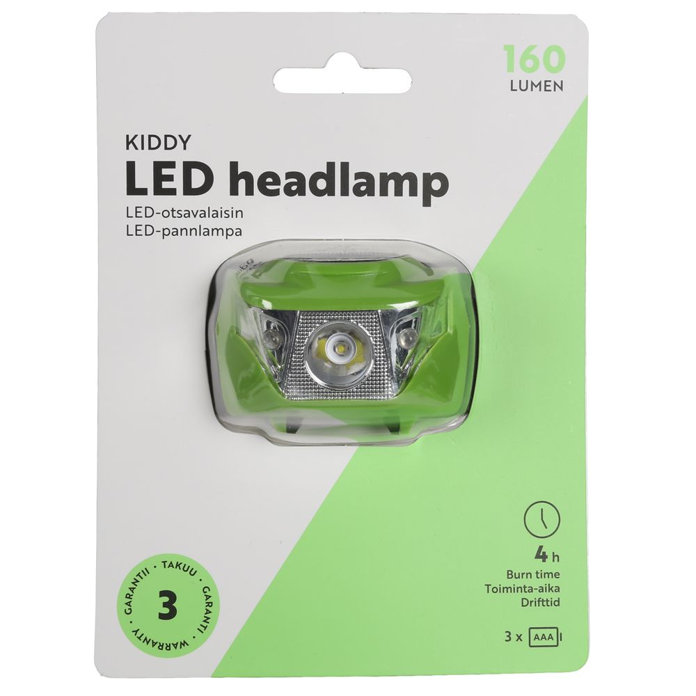 MTX Kiddy LED-otsavalaisin 160 lm 3 x AAA