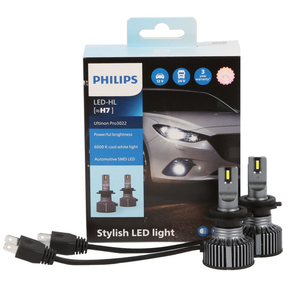Philips Ultinon Pro 3022 LED H7 autopirnid, 2 tk