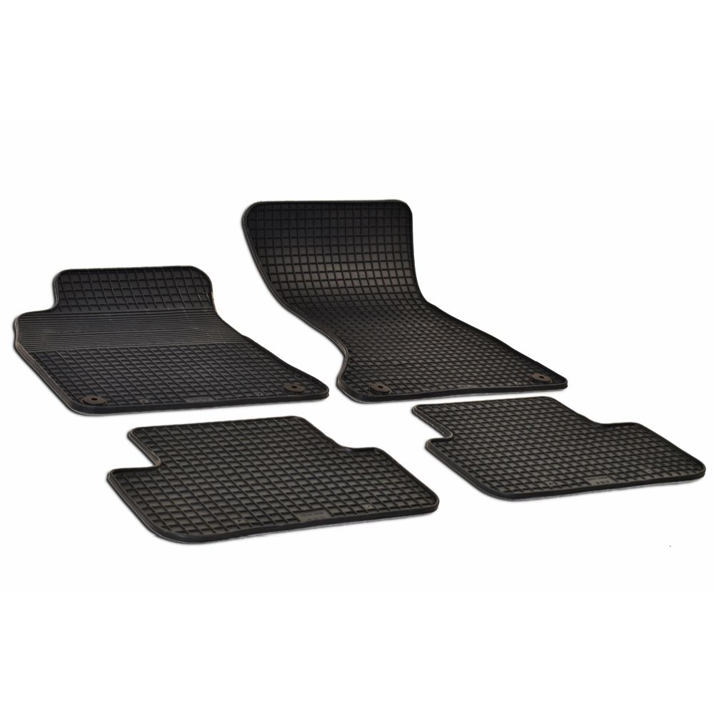 Gummimattsats Audi A4 B8 2007–2016 svart