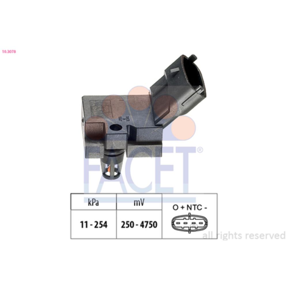Sensor, laddtryck 28-4080