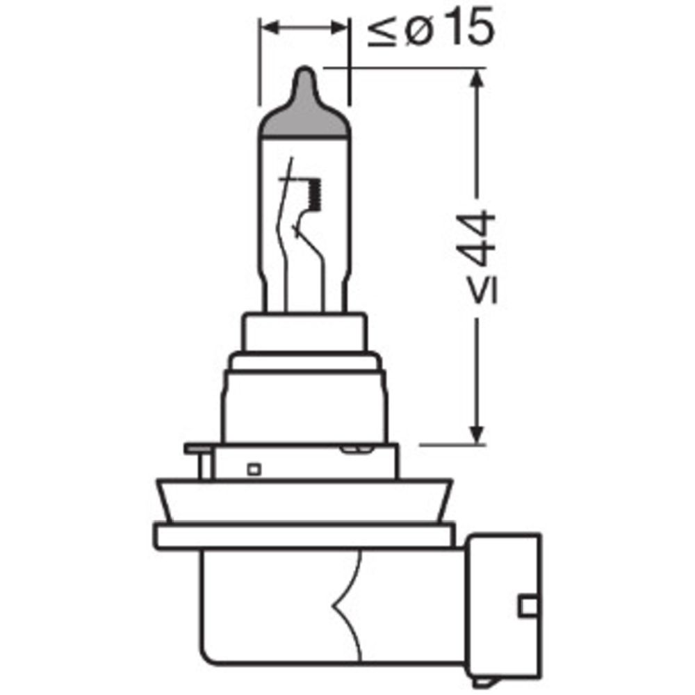Osram H8-polttimo 12V/35W sumuvalo