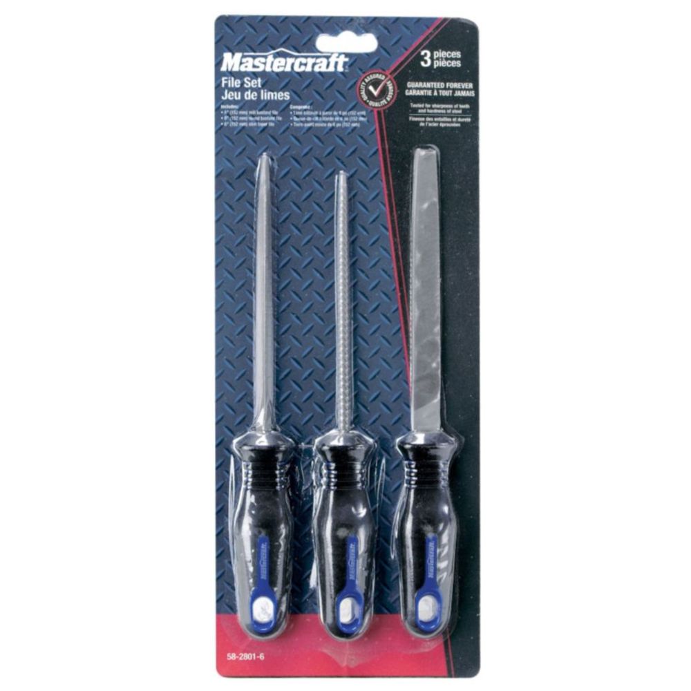 Mastercraft metalliviilide komplekt 6" 3 osa