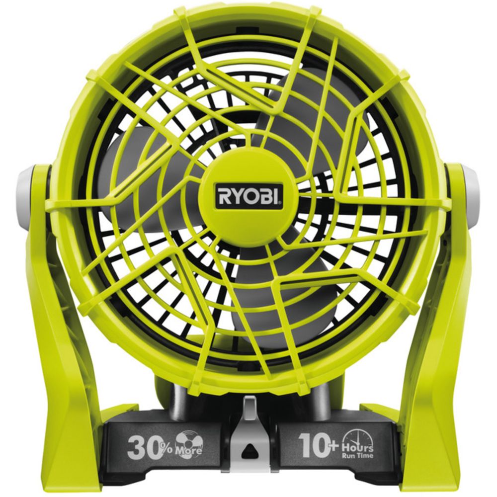 Ryobi R18F-0 ONE+ akkutuuletin työmaalle 18 V