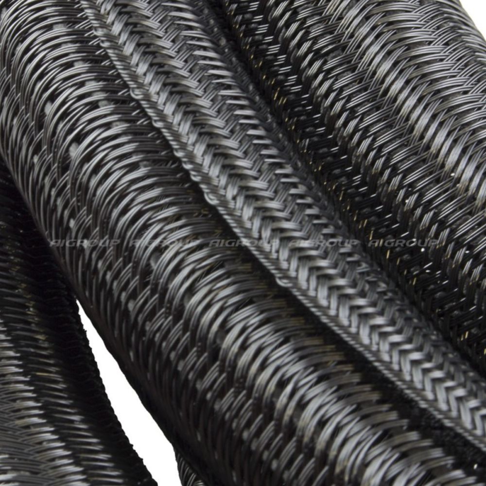 Four kabelstrumpa självslutande nylon 32 mm svart 3 m