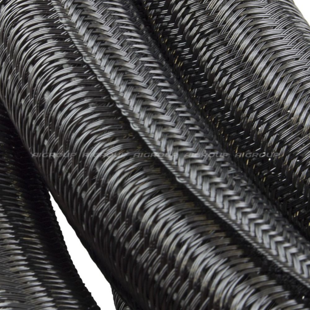 FOUR Itsestään sulkeutuva nylonsukka 13 mm Musta 3 m