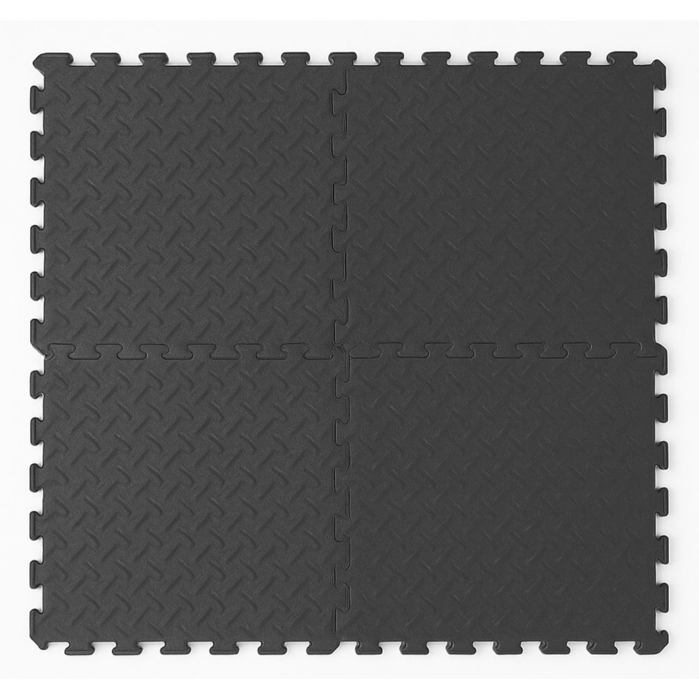 MagPro Golvskyddsmatta 400 x 400 x 10 mm 6 st Svart