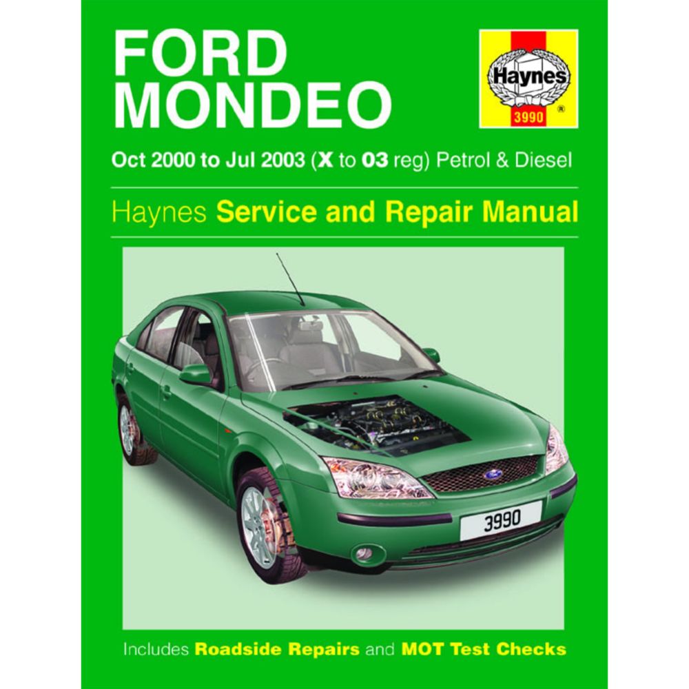 Korjausopas Ford Mondeo 00-03 englanninkielinen