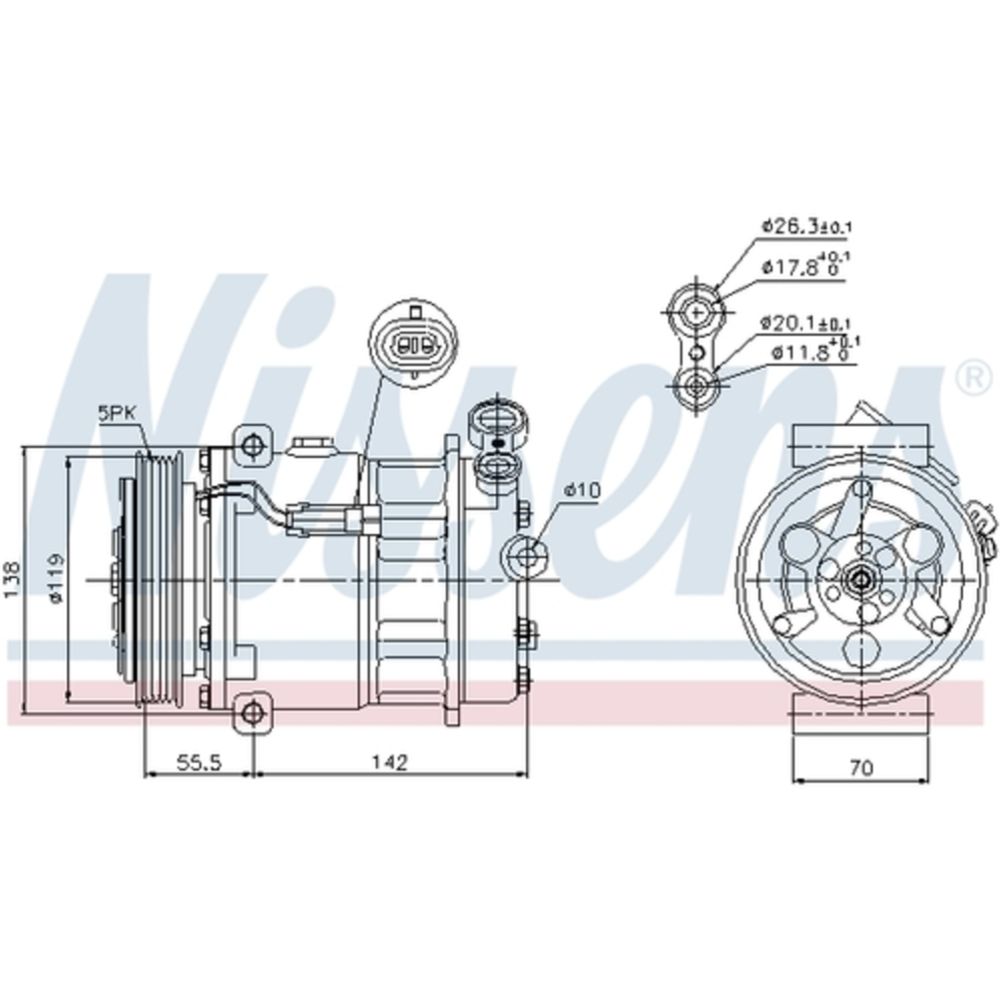 Ilmastointilaitteen kompressori 30-00476