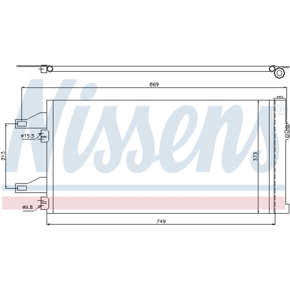Ilmastointilaitteen lauhdutin 30-00160