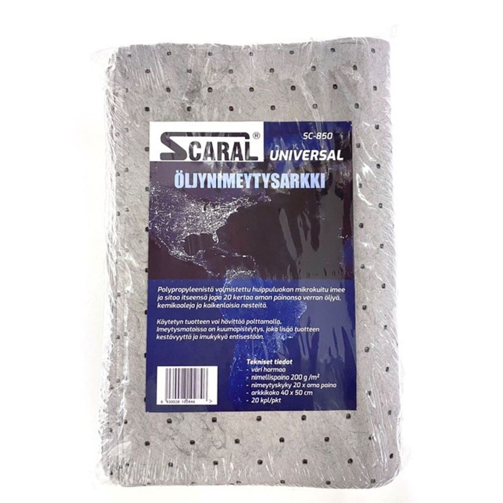 Scaral absorbentmatt universaalne 40 x 50 cm 20 tk