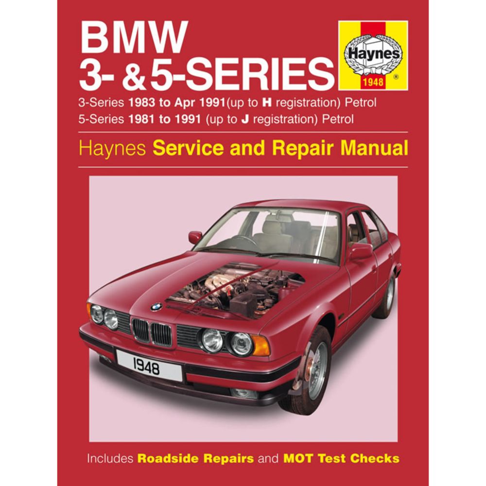 Korjausopas BMW 3/5 sarjat 81-91 englanninkielinen