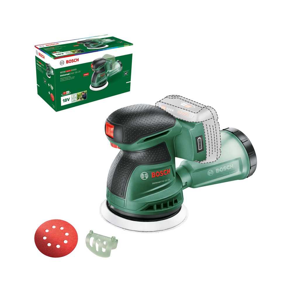 Bosch UniversalOrbit 18V-20 akuekstsentriklihvija, korpus