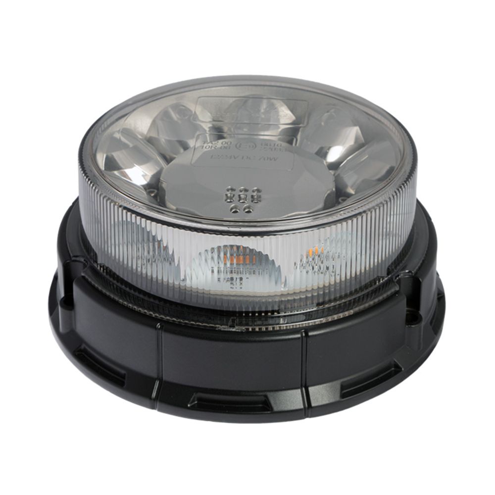 Optibeam Dark Phantom LED-blixtljusramp ø165 mm magnetfäste