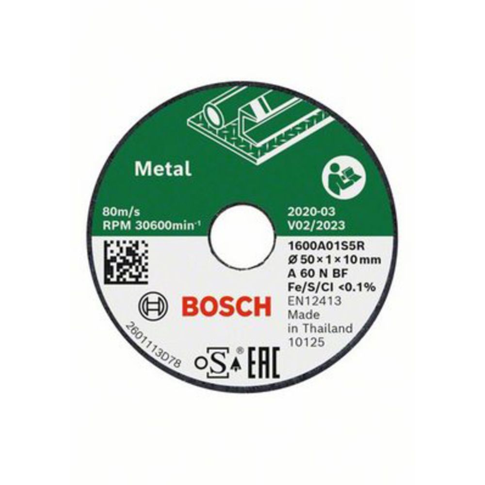 Kapslipskiva för metall till Bosch EasyCut&Grind multisax, 50 mm 3 st.