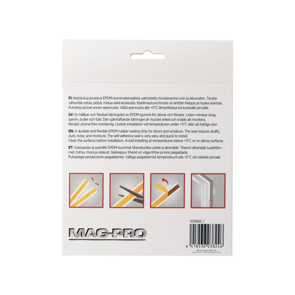 MagPro aknatihend P-profiil 6 m valge