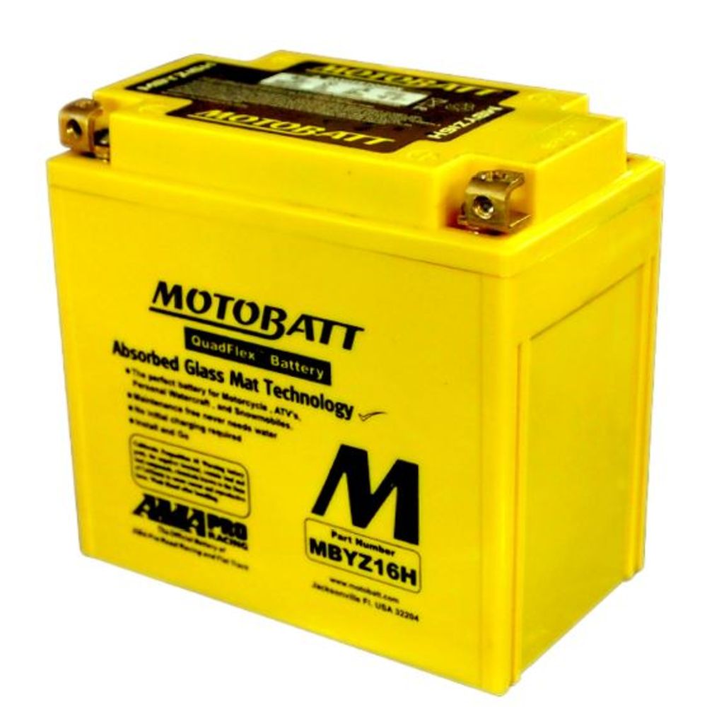 Motobatt MC-batteri 12 V 16 Ah MBYZ16HD