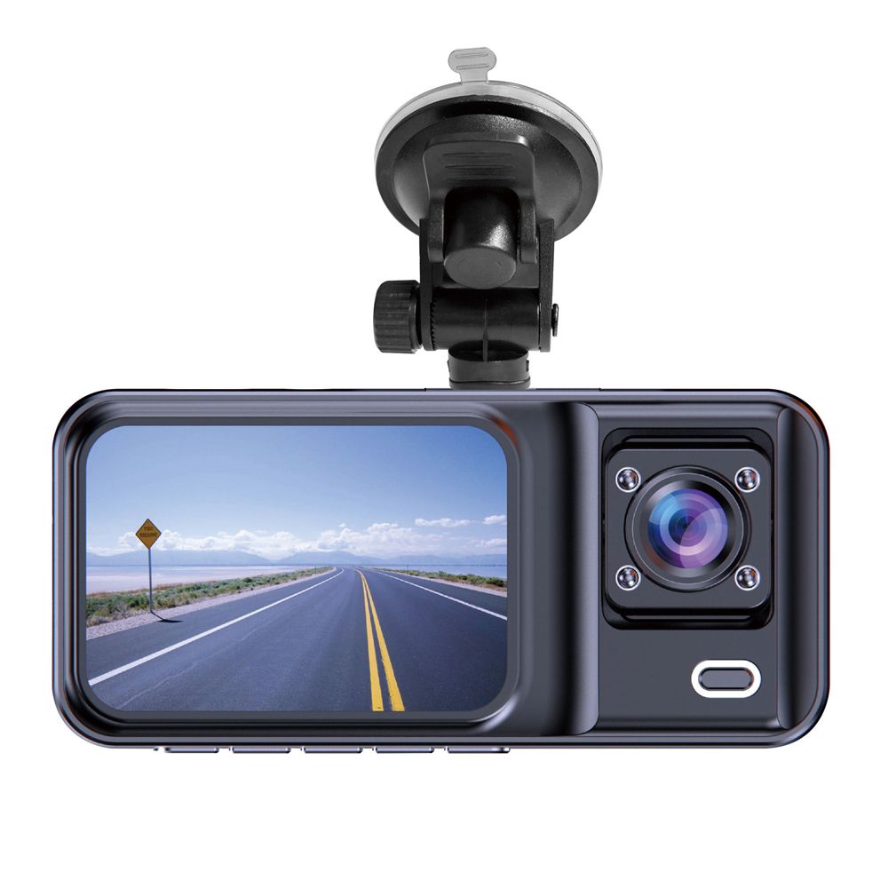 Denver CCT-2500 1080P Full HD -autokamera 2,0" LCD IPS-näytöllä ja sisätilakameralla
