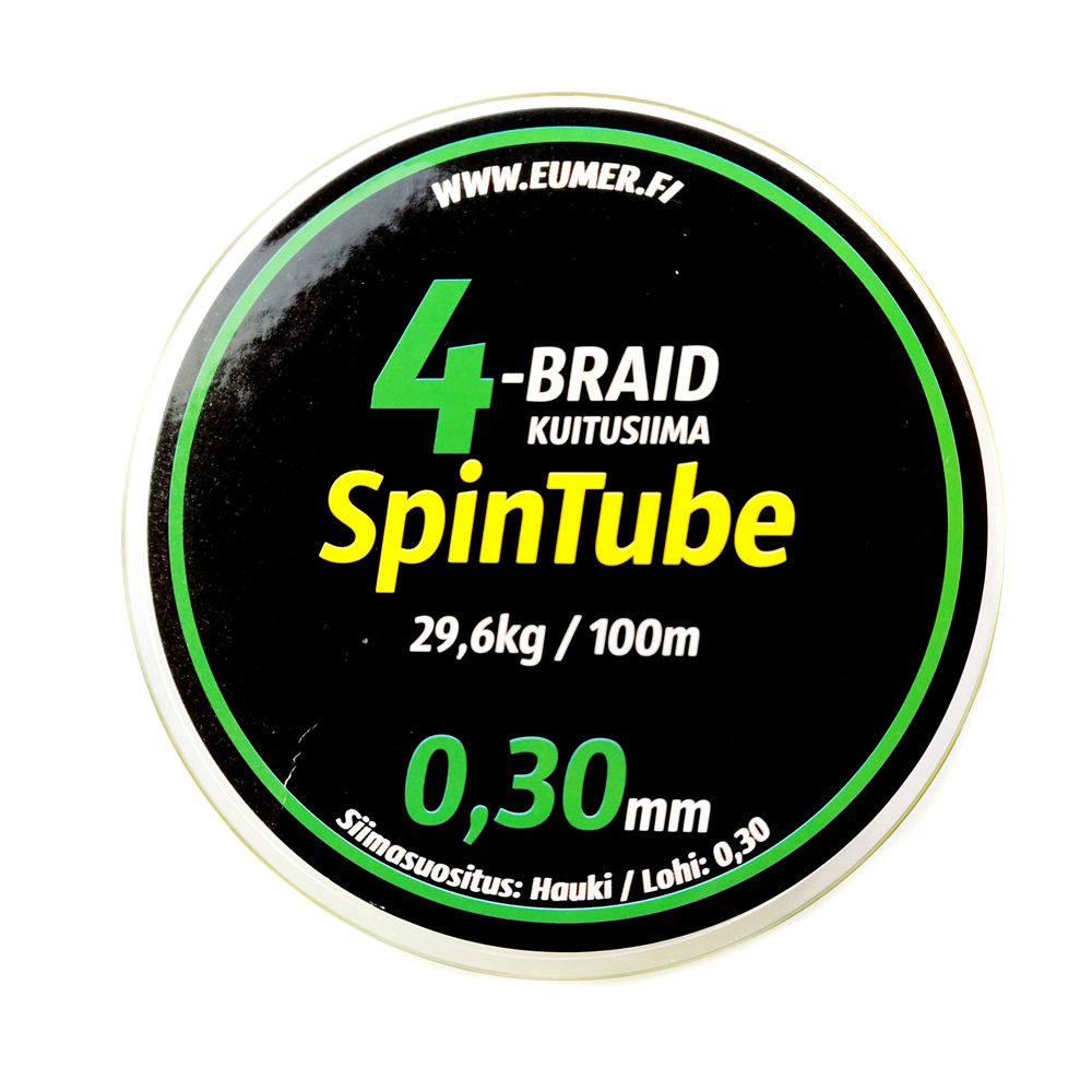 Spintube 4 flätlina 100 m 0,30 mm 29,6 kg fl. gul