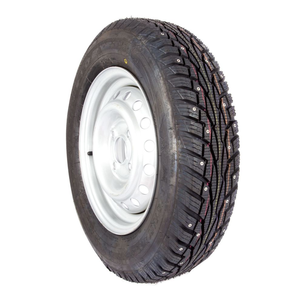 Perävaunun vanne+nastarengas 155/80 R13 437 kg 4 x 100