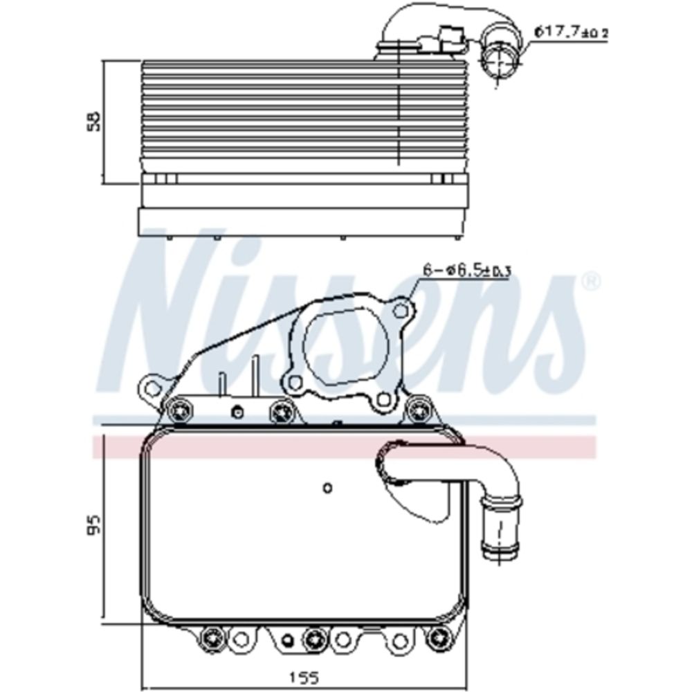 Õliradiaator, mootoriõli 30-04648