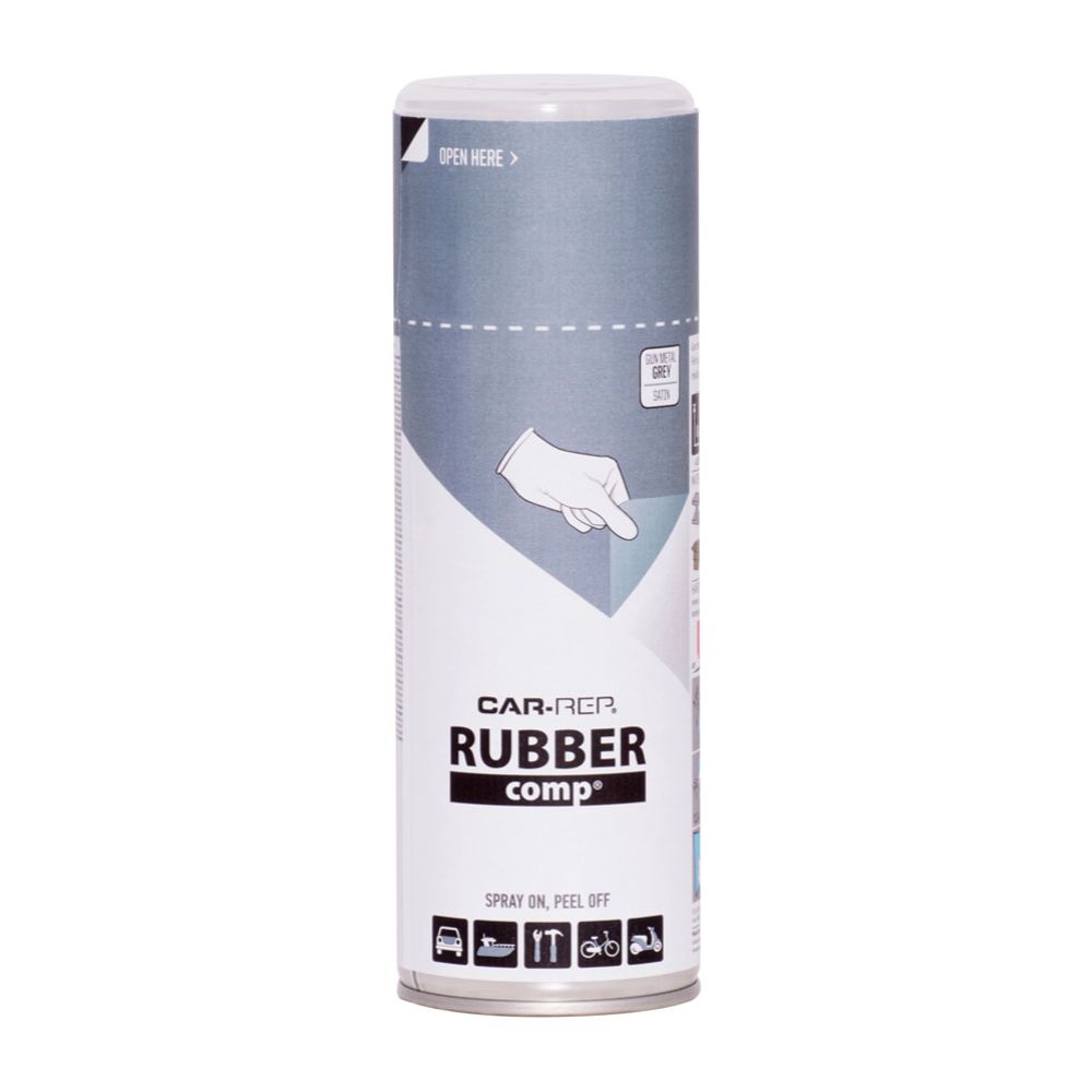 RUBBERcomp kummivärv metallhall 400 ml
