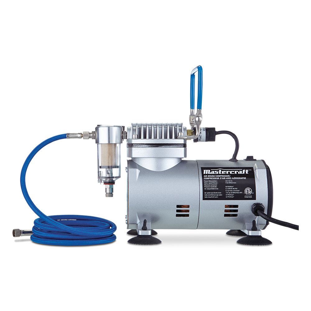 Mastercraft airbrush kit med kompressor