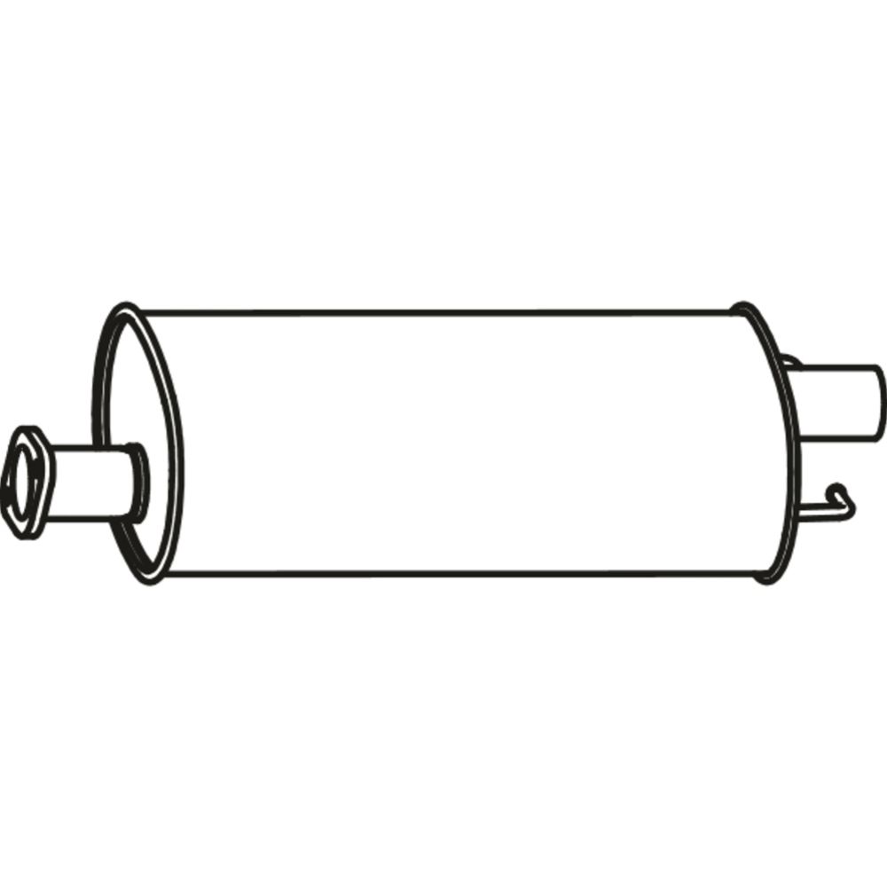 Mittljuddämpare 14-23001