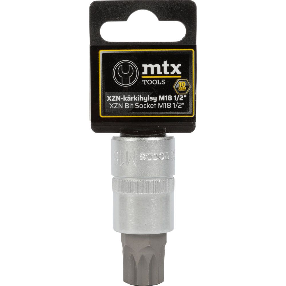 MTX Tools XZN-bitshylsa M18 1/2"