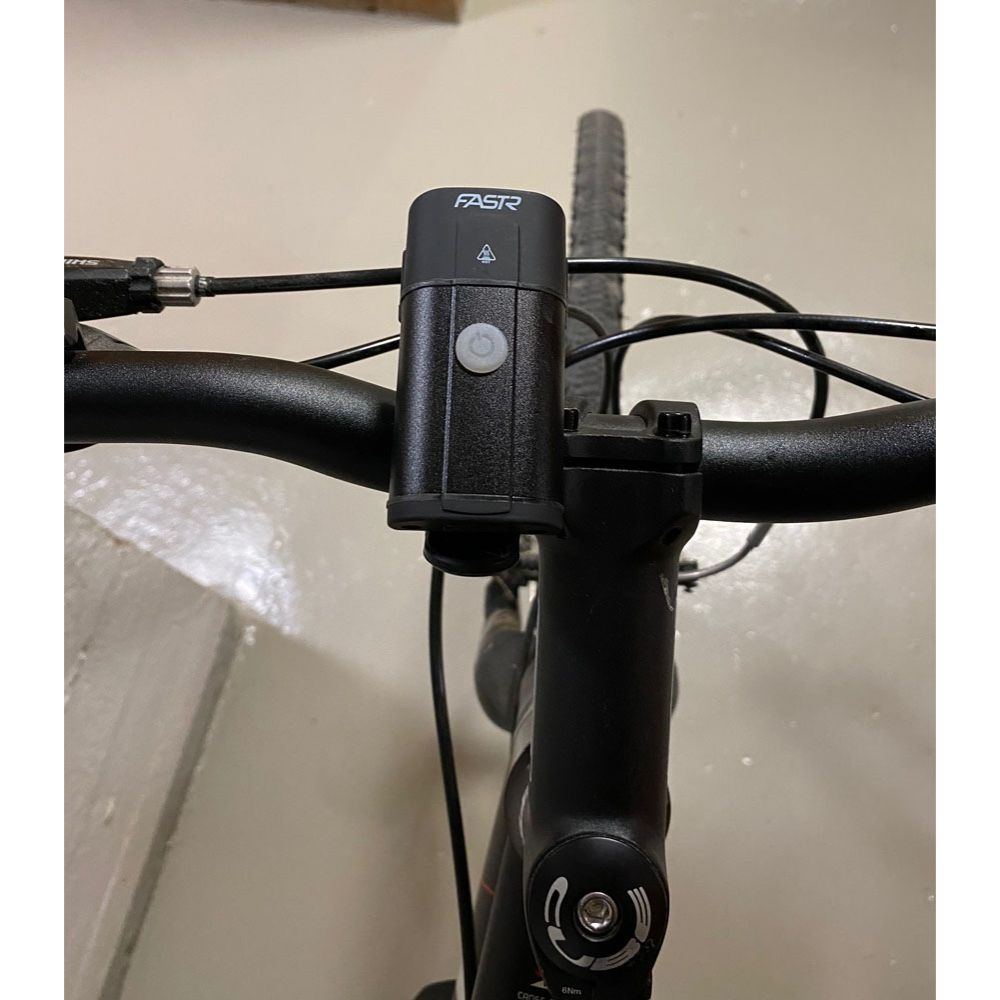 Fastr 300+10 USB-laddningsbar cykellampa fram och bak