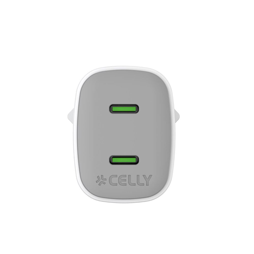 Celly võrgulaadija, 2 x USB-C, 45 W