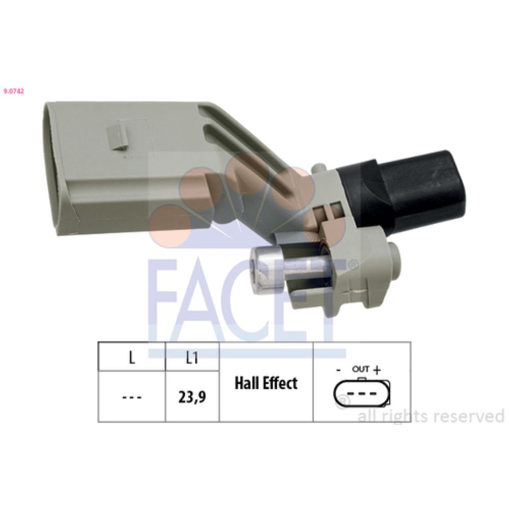 Kampiakselin asentotunnistin 10-00235