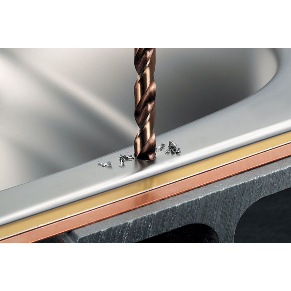 Wolfcraft® Cobalt metallipuuride komplekt 2,0-8,0 mm 6 osa
