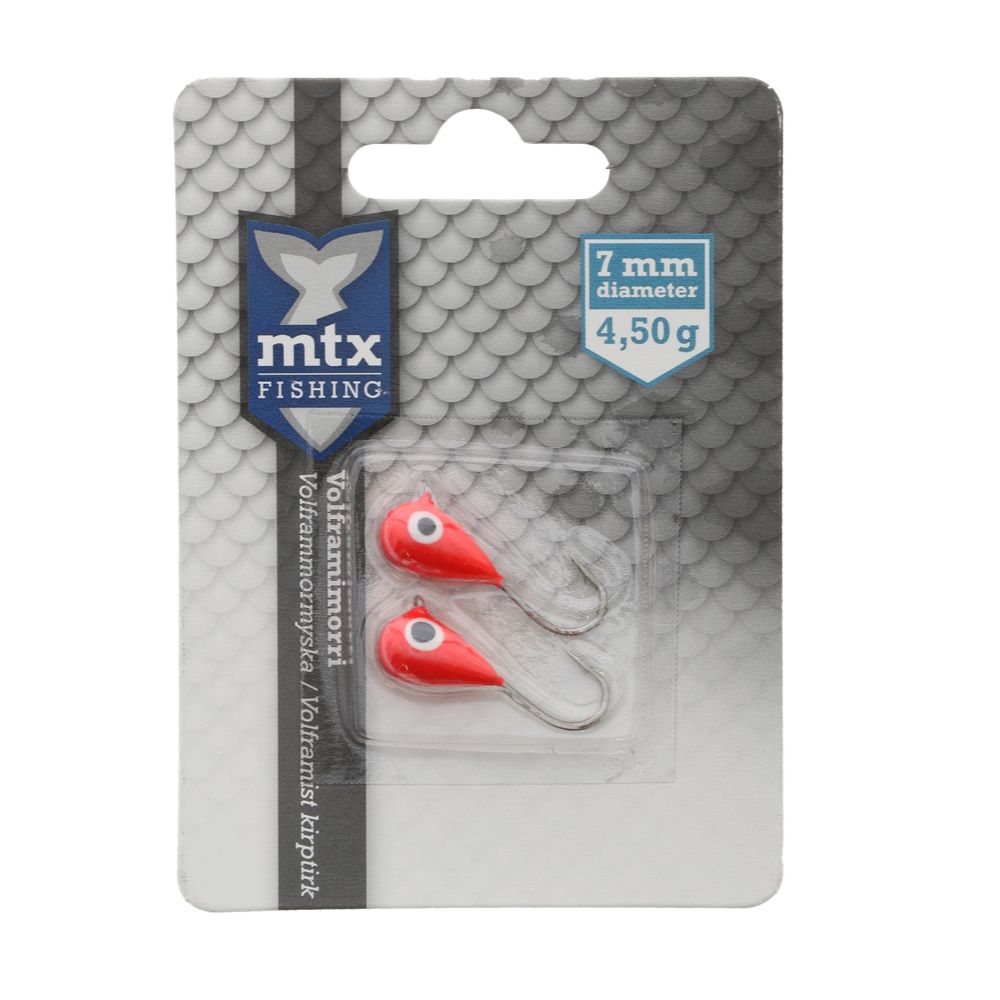 MTX Fishing Pisara volfram kirptirk, 7 mm, 4,5 g, 2 tk