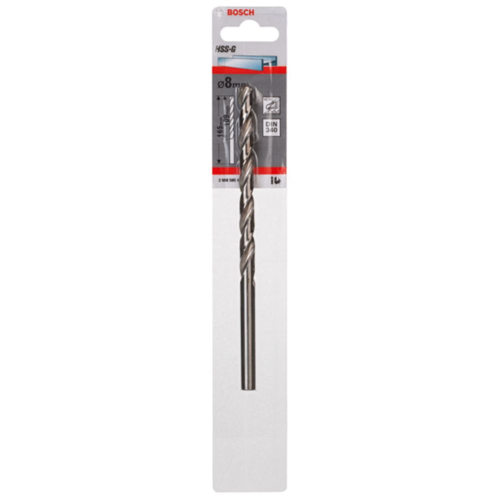 Bosch HSS G DIN 340 metallipuur 8,0 mm