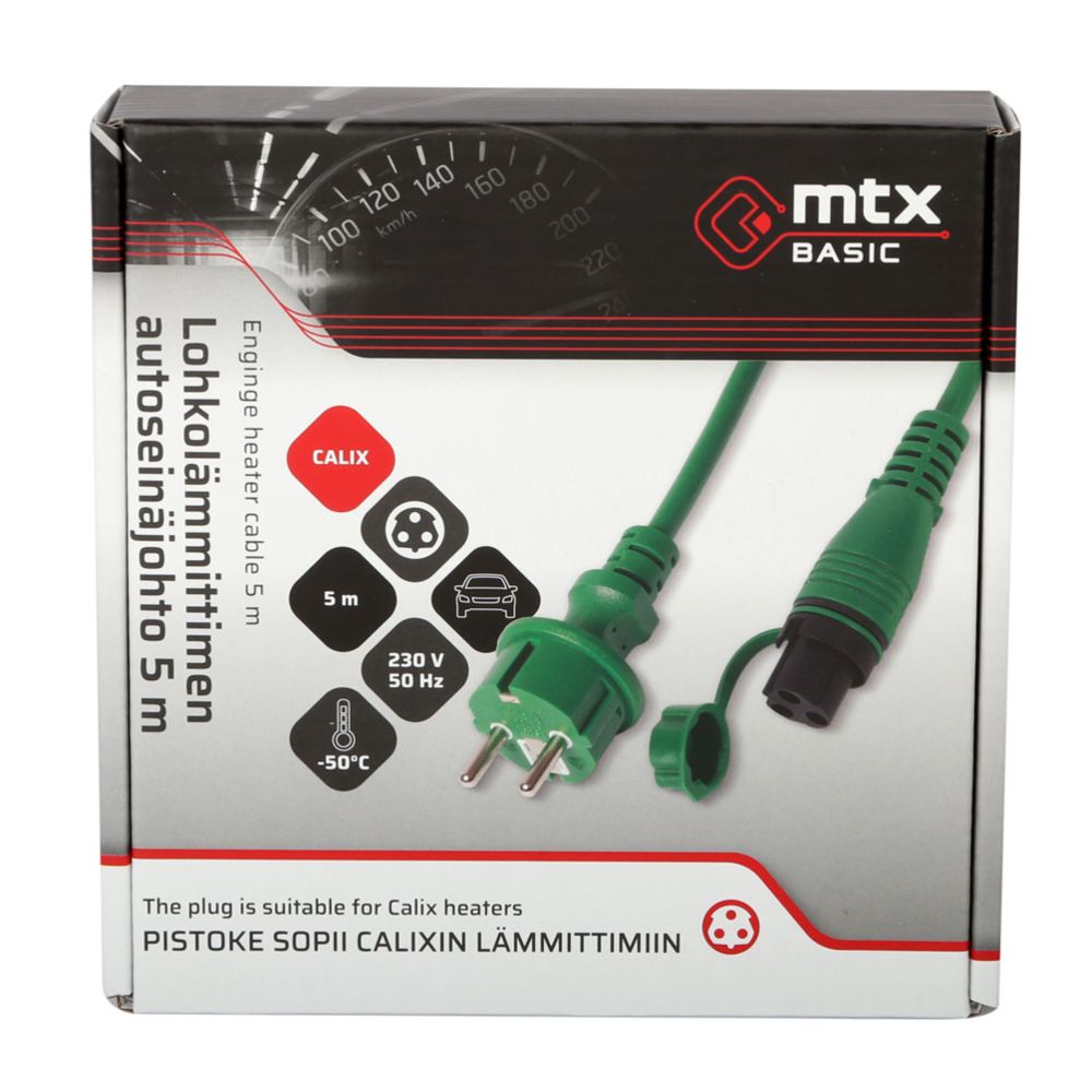 MTX Basic motorvärmarkabel 5 m Calix-kompatibel