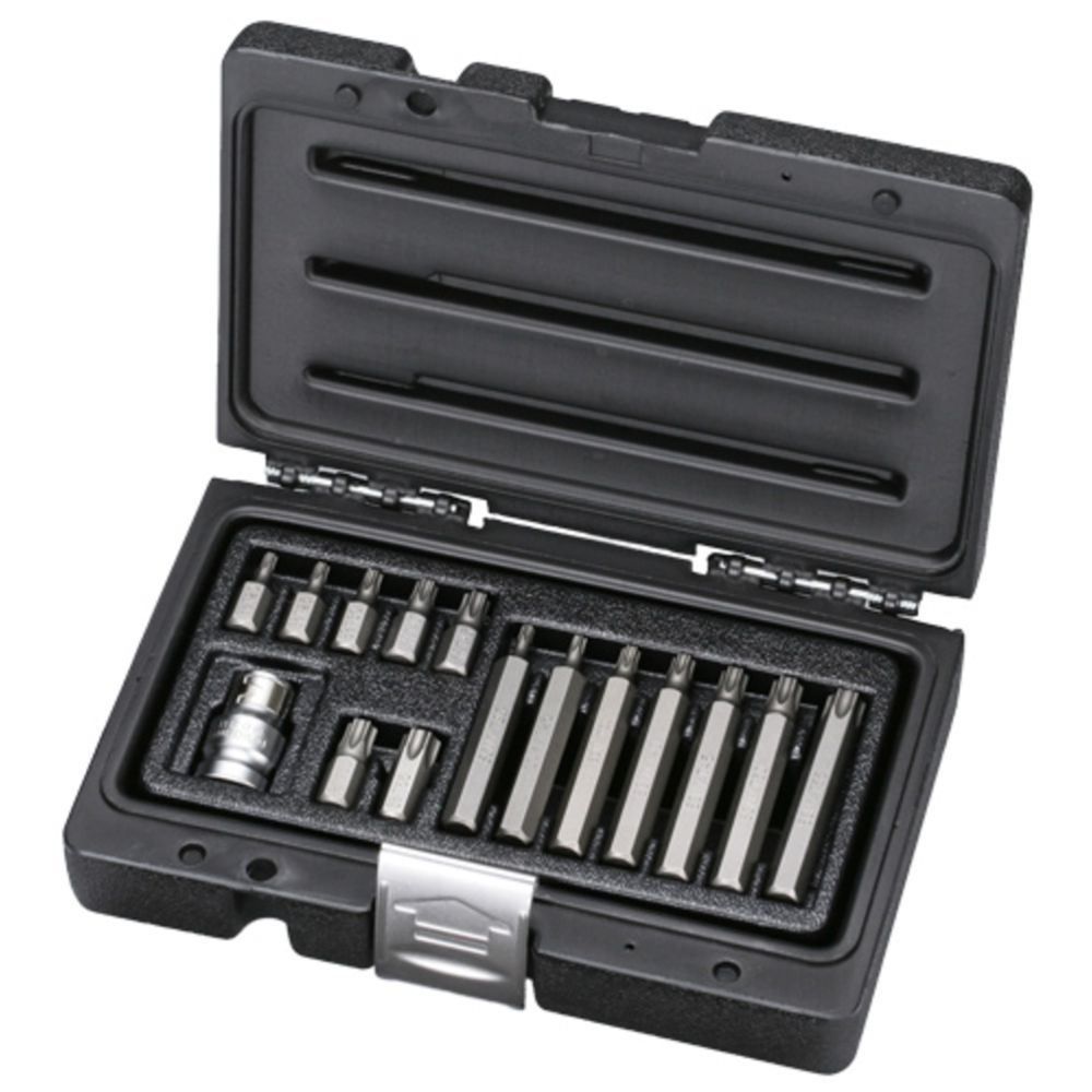 MTX Tools Torx-kärkisarja T20-T55 1/2" 15 osaa