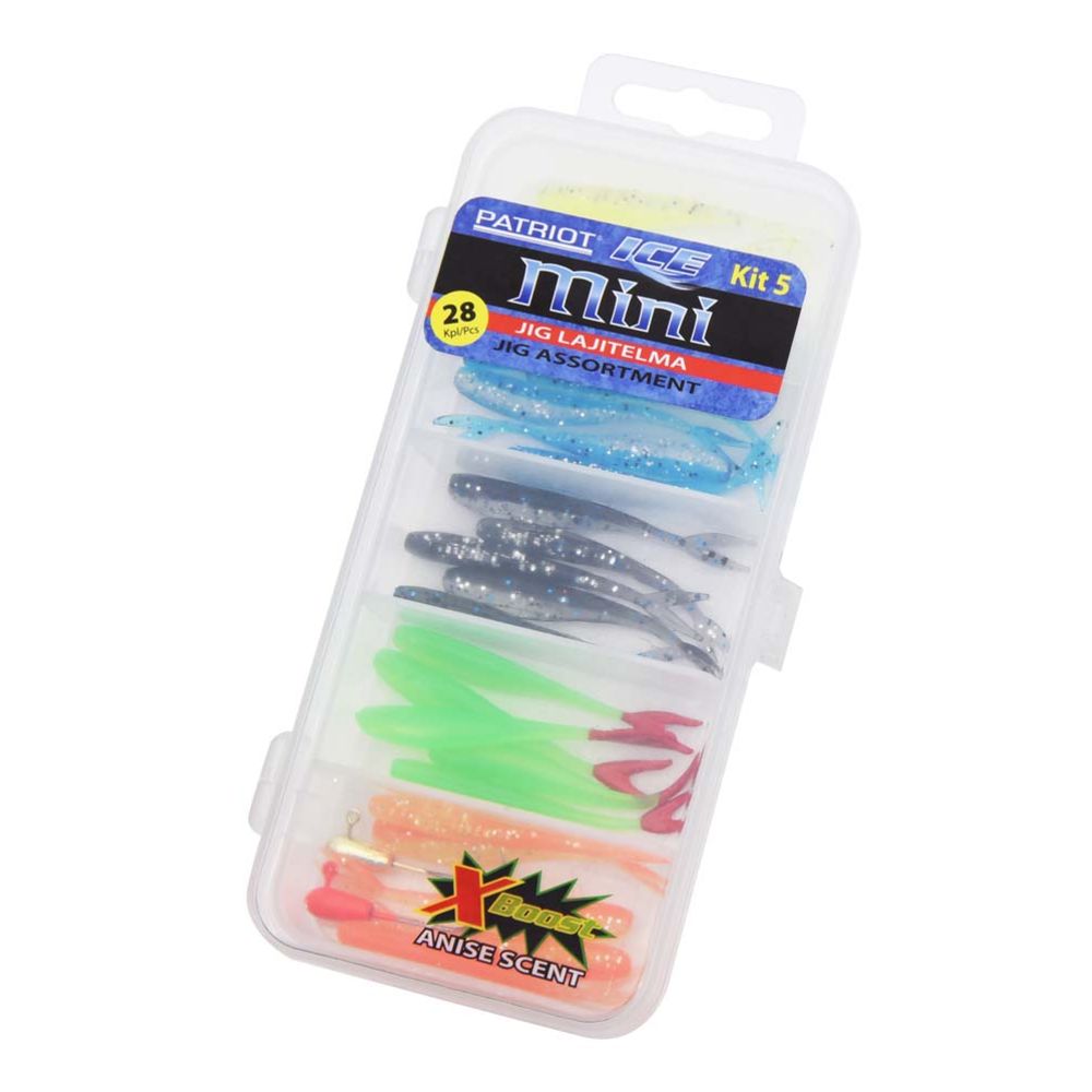 Patriot Ice Mini pilkkijigilajitelma 28 kpl
