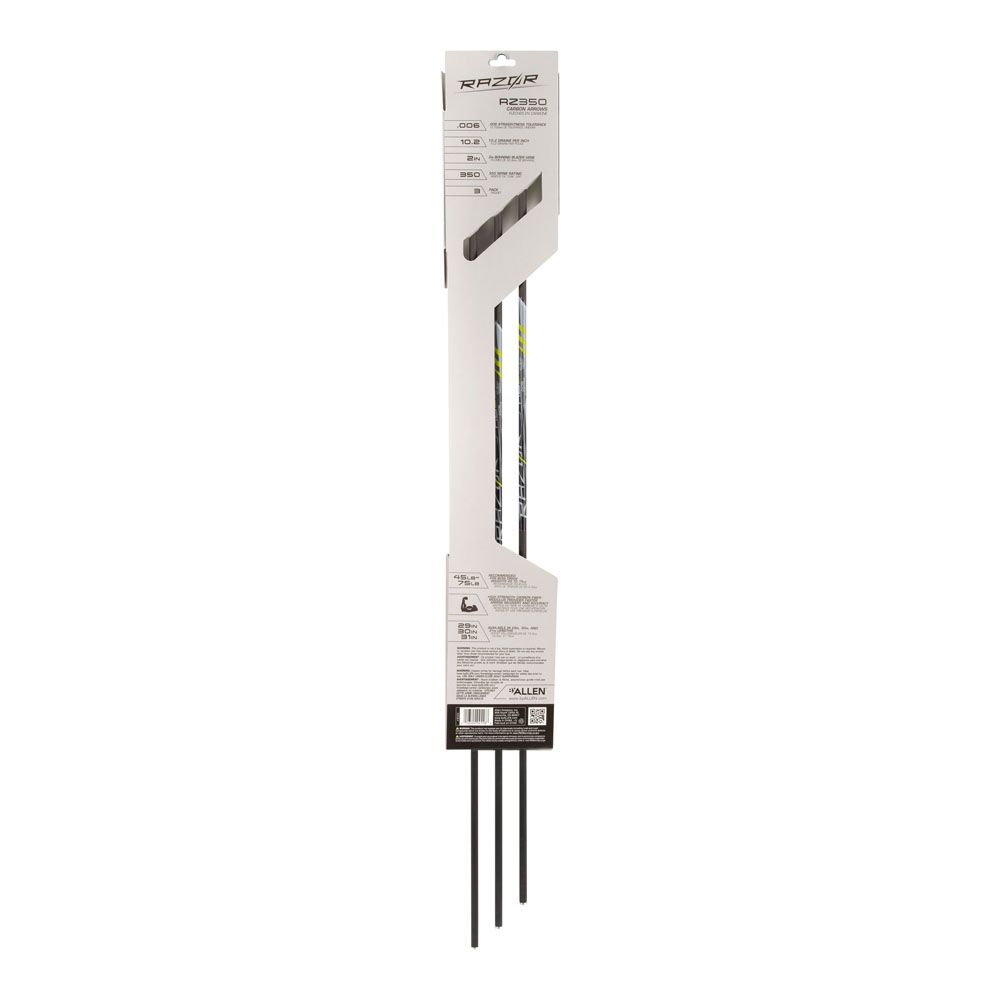 Allen Razor hiilikuitunuoli Spine 350, 30'', 3 kpl