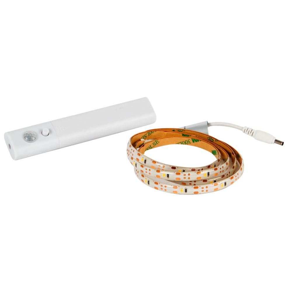 Led Energie LED-valgusriba liikumisanduriga 4 x AAA 1 m 2,4 W 180 lm IP20/IP44