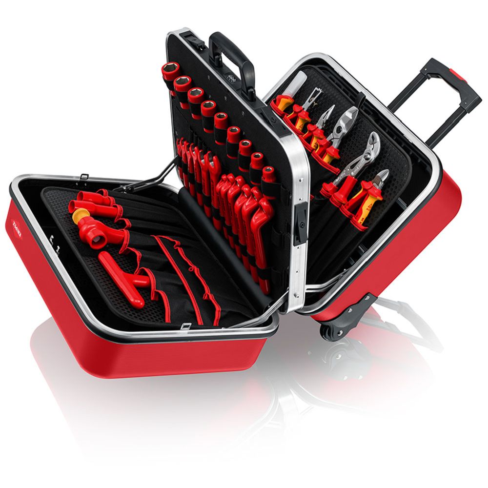 Knipex® 98 99 15 VDE verktygssats i verktygsväska, 47 delar