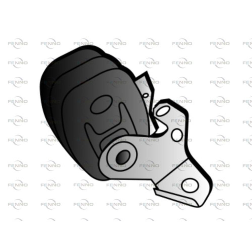 Pakoputkiston kumipalkki 14-50174