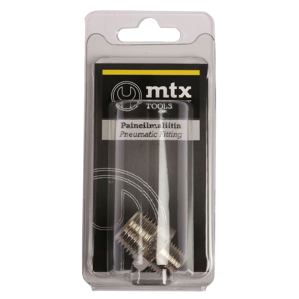 MTX Tools nippel, yttergänga 3/8" 1/2" 2 st.