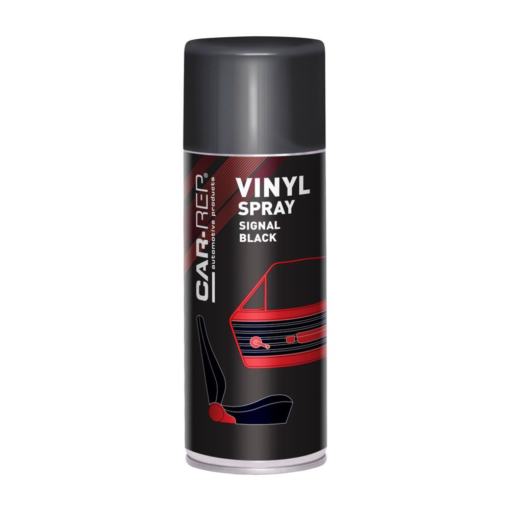 Car-Rep vinüülvärv, poolmatt must, 400 ml