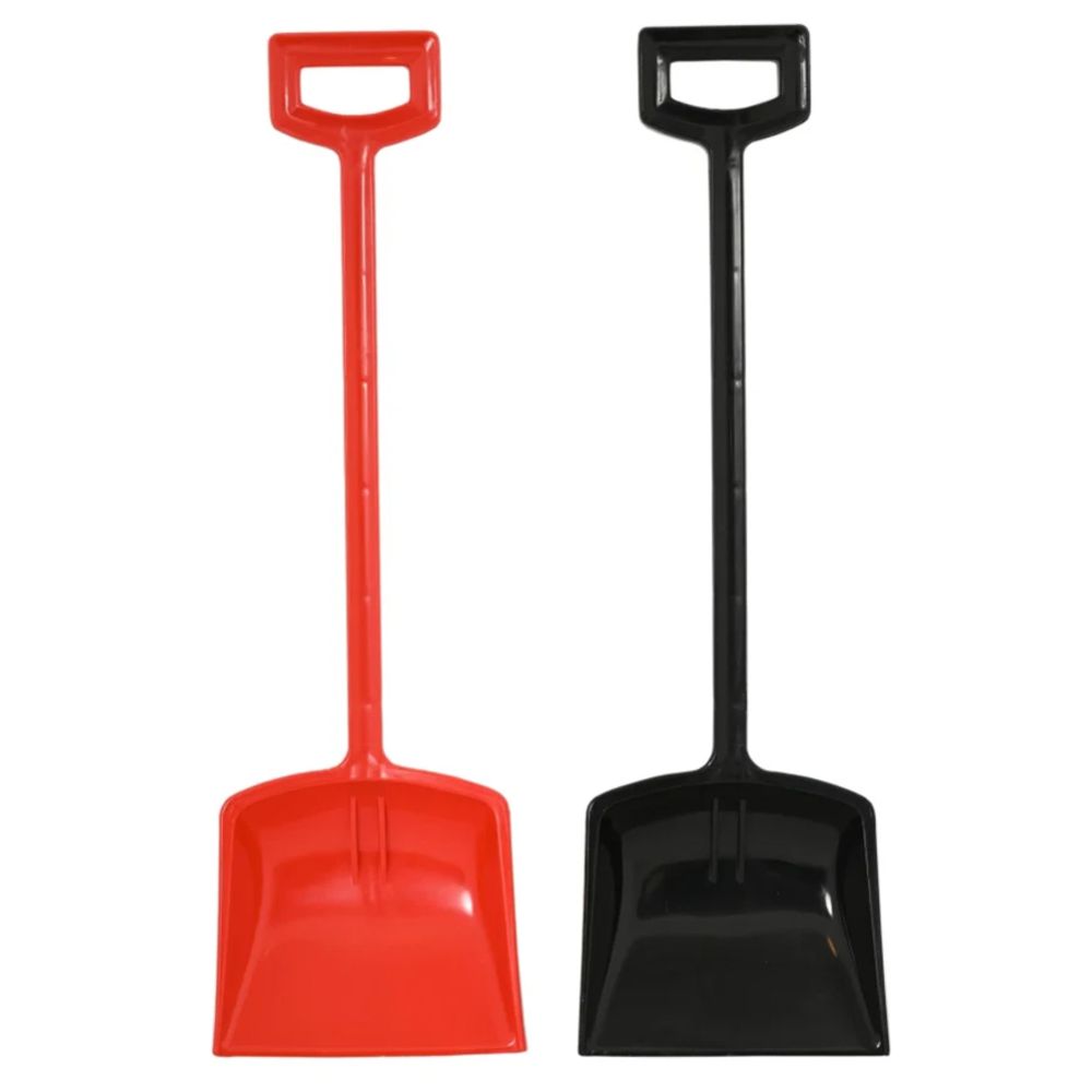 Plasto laste lumelabidas, 57 cm, punane või must