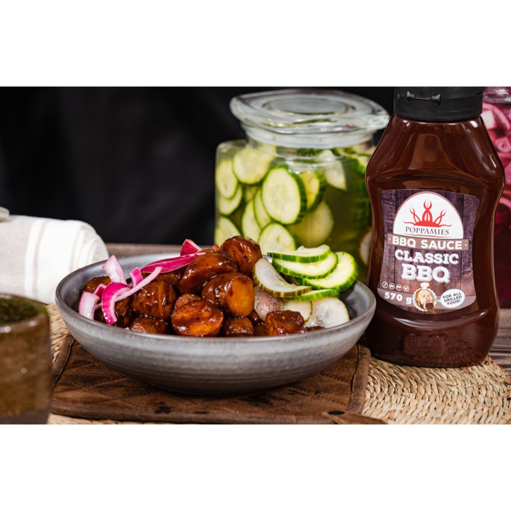 Poppamies BBQ Sauce Classic grillikaste, 570 g