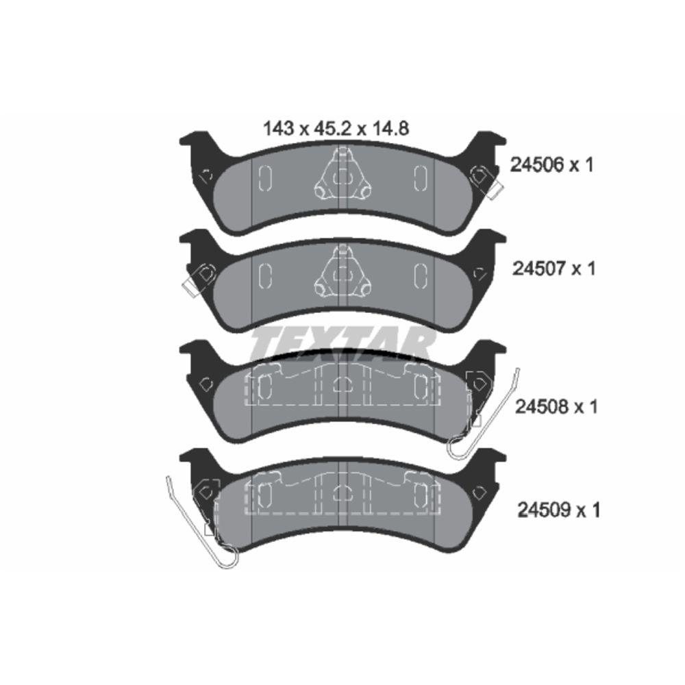Piduriklotside komplekt 97-23296